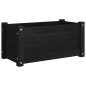 vidaXL Pflanzkübel Schwarz 60x31x31 cm Massivholz Kiefer vidaXL Pflanzkübel Schwarz 60x31x31 cm Massivholz Kiefer