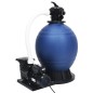 vidaXL Sandfilter mit 7-Wege-Ventil und 1000 W Pumpe Blau Schwarz vidaXL Sandfilter mit 7-Wege-Ventil und 1000 W Pumpe Blau Schwarz