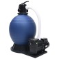 vidaXL Sandfilter mit 7-Wege-Ventil und 1000 W Pumpe Blau Schwarz vidaXL Sandfilter mit 7-Wege-Ventil und 1000 W Pumpe Blau Schwarz