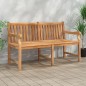 vidaXL Gartenbank 150 cm Massivholz Teak vidaXL Gartenbank 150 cm Massivholz Teak
