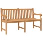 vidaXL Gartenbank 150 cm Massivholz Teak vidaXL Gartenbank 150 cm Massivholz Teak