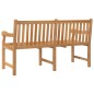vidaXL Gartenbank 150 cm Massivholz Teak vidaXL Gartenbank 150 cm Massivholz Teak