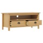 vidaXL TV-Schrank Hill Honigbraun 110x40x47 cm Massivholz Kiefer vidaXL TV-Schrank Hill Honigbraun 110x40x47 cm Massivholz Kiefer