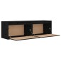 vidaXL Wandschränke 2 Stk. Schwarz 60x30x35 cm Massivholz Kiefer vidaXL Wandschränke 2 Stk. Schwarz 60x30x35 cm Massivholz Kiefer