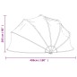 vidaXL Pool-Kuppel Rund 406x203 cm PVC vidaXL Pool-Kuppel Rund 406x203 cm PVC