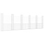 vidaXL Gabionenkorb U-Form mit 6 Säulen Eisen 620x20x200 cm vidaXL Gabionenkorb U-Form mit 6 Säulen Eisen 620x20x200 cm