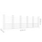 vidaXL Gabionenkorb U-Form mit 6 Säulen Eisen 620x20x200 cm vidaXL Gabionenkorb U-Form mit 6 Säulen Eisen 620x20x200 cm