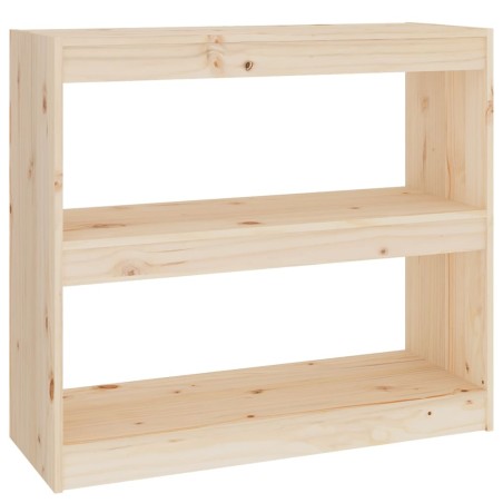 vidaXL Bücherregal Raumteiler 80x30x71,5 cm Massivholz Kiefer