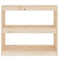 vidaXL Bücherregal Raumteiler 80x30x71,5 cm Massivholz Kiefer vidaXL Bücherregal Raumteiler 80x30x71,5 cm Massivholz Kiefer