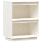 vidaXL Beistellschrank Weiß 60x34x75 cm Massivholz Kiefer vidaXL Beistellschrank Weiß 60x34x75 cm Massivholz Kiefer