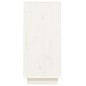 vidaXL Beistellschrank Weiß 60x34x75 cm Massivholz Kiefer vidaXL Beistellschrank Weiß 60x34x75 cm Massivholz Kiefer