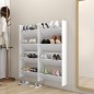 vidaXL Wand-Schuhschränke 4 Stk. Weiß 60x18x60 cm Holzwerkstoff vidaXL Wand-Schuhschränke 4 Stk. Weiß 60x18x60 cm Holzwerkstoff
