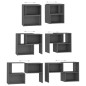 vidaXL TV-Schrank Grau 104x30x52cm Holzwerkstoff vidaXL TV-Schrank Grau 104x30x52cm Holzwerkstoff