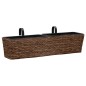 vidaXL Pflanzkübel 2 Stk. Wasserhyazinthe Braun vidaXL Pflanzkübel 2 Stk. Wasserhyazinthe Braun
