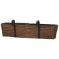 vidaXL Pflanzkübel 2 Stk. Wasserhyazinthe Braun vidaXL Pflanzkübel 2 Stk. Wasserhyazinthe Braun