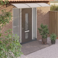 vidaXL Türvordach Schwarz 300x100 cm Polycarbonat