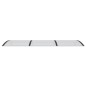 vidaXL Türvordach Schwarz 300x100 cm Polycarbonat vidaXL Türvordach Schwarz 300x100 cm Polycarbonat