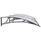 vidaXL Türvordach Schwarz 300x100 cm Polycarbonat vidaXL Türvordach Schwarz 300x100 cm Polycarbonat