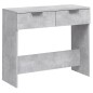 vidaXL Konsolentisch Betongrau 90x36x75 cm Holzwerkstoff vidaXL Konsolentisch Betongrau 90x36x75 cm Holzwerkstoff
