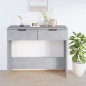 vidaXL Konsolentisch Betongrau 90x36x75 cm Holzwerkstoff vidaXL Konsolentisch Betongrau 90x36x75 cm Holzwerkstoff