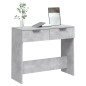 vidaXL Konsolentisch Betongrau 90x36x75 cm Holzwerkstoff vidaXL Konsolentisch Betongrau 90x36x75 cm Holzwerkstoff