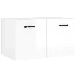 vidaXL Wandschrank Hochglanz-Weiß 80x35x36,5 cm Holzwerkstoff