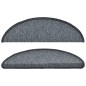 vidaXL 15 Stk. Treppenmatten Dunkelgrau 56 x 17 x 3 cm vidaXL 15 Stk. Treppenmatten Dunkelgrau 56 x 17 x 3 cm