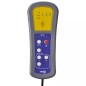 Massagesessel Elektrisch Dunkelgelb Stoff Massagesessel Elektrisch Dunkelgelb Stoff