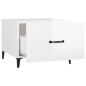 vidaXL Couchtisch mit Metallbeinen Hochglanz-Weiß 50x50x40 cm vidaXL Couchtisch mit Metallbeinen Hochglanz-Weiß 50x50x40 cm