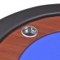 vidaXL Pokertisch für 10 Spieler mit Dealerbereich und Chipablage Blau vidaXL Pokertisch für 10 Spieler mit Dealerbereich und Chipablage Blau