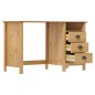 vidaXL Schreibtisch Hill mit 3 Schubladen 120×50×74 cm Kiefernholz vidaXL Schreibtisch Hill mit 3 Schubladen 120×50×74 cm Kiefernholz