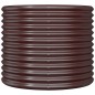 vidaXL Pflanzkübel Pulverbeschichteter Stahl 80x80x68 cm Braun vidaXL Pflanzkübel Pulverbeschichteter Stahl 80x80x68 cm Braun