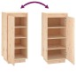 vidaXL Schuhschrank 35x35x80 cm Massivholz Kiefer vidaXL Schuhschrank 35x35x80 cm Massivholz Kiefer