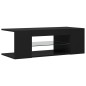 vidaXL TV-Schrank mit LED-Leuchten Schwarz 90x39x30cm vidaXL TV-Schrank mit LED-Leuchten Schwarz 90x39x30cm