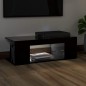 vidaXL TV-Schrank mit LED-Leuchten Schwarz 90x39x30cm vidaXL TV-Schrank mit LED-Leuchten Schwarz 90x39x30cm