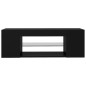 vidaXL TV-Schrank mit LED-Leuchten Schwarz 90x39x30cm vidaXL TV-Schrank mit LED-Leuchten Schwarz 90x39x30cm