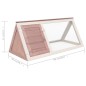vidaXL Kleintier-/Kaninchenstall Braun Holz vidaXL Kleintier-/Kaninchenstall Braun Holz