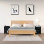 vidaXL Nachttische 2 Stk. Schwarz 50x35x61,5 cm Massivholz Kiefer vidaXL Nachttische 2 Stk. Schwarz 50x35x61,5 cm Massivholz Kiefer