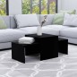 vidaXL Couchtisch-Set Schwarz 100x48x40 cm Holzwerkstoff vidaXL Couchtisch-Set Schwarz 100x48x40 cm Holzwerkstoff