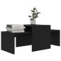 vidaXL Couchtisch-Set Schwarz 100x48x40 cm Holzwerkstoff vidaXL Couchtisch-Set Schwarz 100x48x40 cm Holzwerkstoff