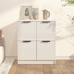 vidaXL Sideboard Hochglanz-Weiß 60x30x70 cm Holzwerkstoff