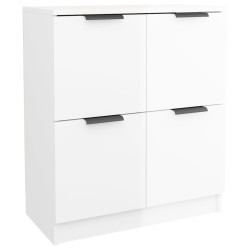 vidaXL Sideboard Hochglanz-Weiß 60x30x70 cm Holzwerkstoff