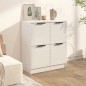 vidaXL Sideboard Hochglanz-Weiß 60x30x70 cm Holzwerkstoff vidaXL Sideboard Hochglanz-Weiß 60x30x70 cm Holzwerkstoff