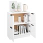 vidaXL Sideboard Hochglanz-Weiß 60x30x70 cm Holzwerkstoff vidaXL Sideboard Hochglanz-Weiß 60x30x70 cm Holzwerkstoff