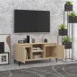 vidaXL TV-Schrank mit Metallbeinen Sonoma-Eiche 103,5x35x50 cm vidaXL TV-Schrank mit Metallbeinen Sonoma-Eiche 103,5x35x50 cm