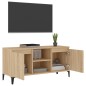 vidaXL TV-Schrank mit Metallbeinen Sonoma-Eiche 103,5x35x50 cm vidaXL TV-Schrank mit Metallbeinen Sonoma-Eiche 103,5x35x50 cm