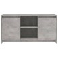 vidaXL TV-Schrank Betongrau 102x37,5x52,5 cm Holzwerkstoff vidaXL TV-Schrank Betongrau 102x37,5x52,5 cm Holzwerkstoff