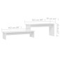 vidaXL TV-Schrank Weiß 180x30x43 cm Holzwerkstoff vidaXL TV-Schrank Weiß 180x30x43 cm Holzwerkstoff