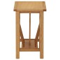 vidaXL Zeitungstisch 45x27x42 cm Eiche Massivholz vidaXL Zeitungstisch 45x27x42 cm Eiche Massivholz