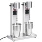 vidaXL Milchshake-Mixer mit zwei Bechern Edelstahl 2 L vidaXL Milchshake-Mixer mit zwei Bechern Edelstahl 2 L
